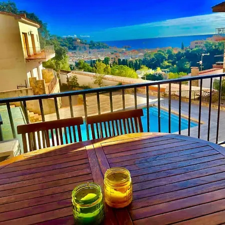Tossa De Mar, Miramar Con Piscina 滨海托萨
