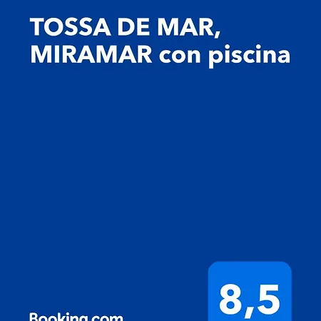 Miramar , Tossa De Mar, Con Piscina 公寓 滨海托萨
